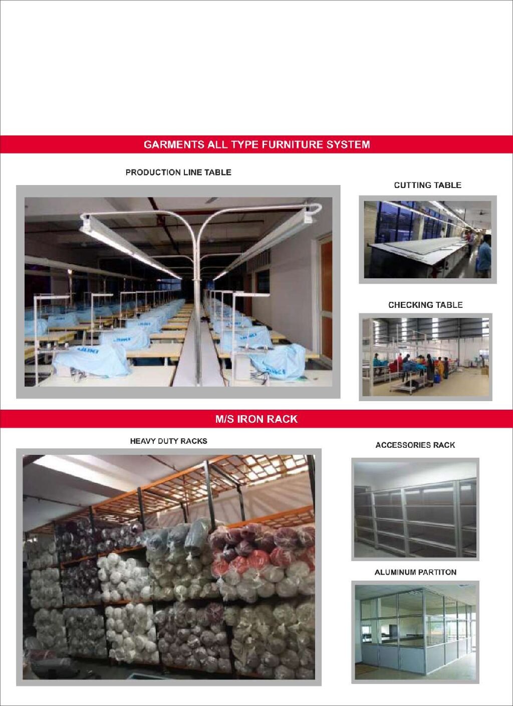Furniture System brochure cover