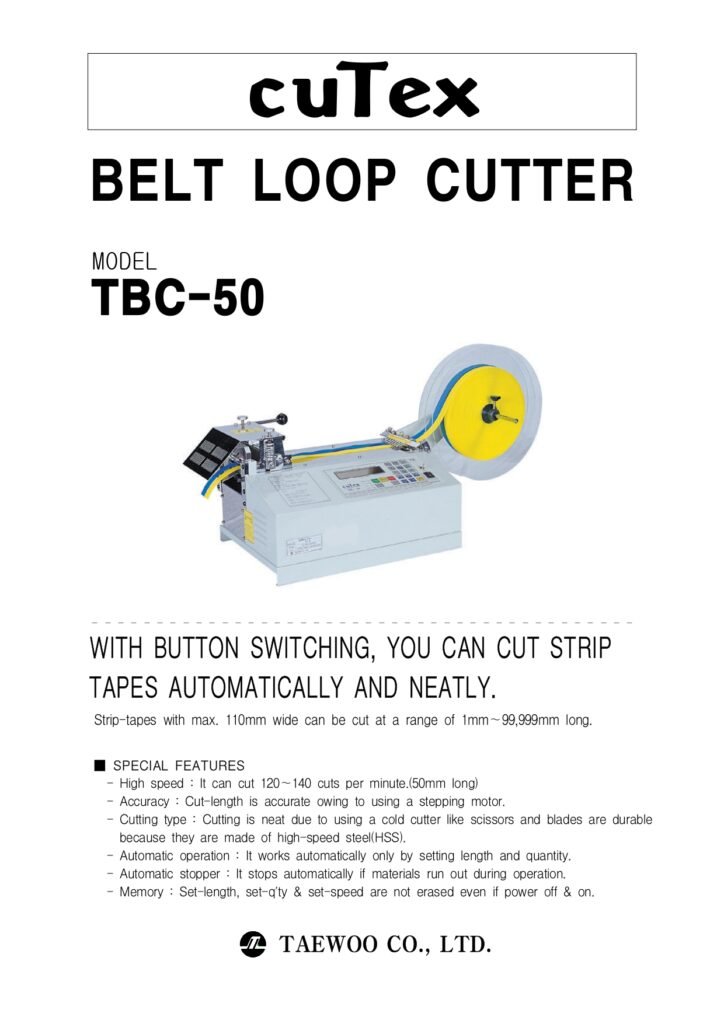 TBC-50 Value added machine